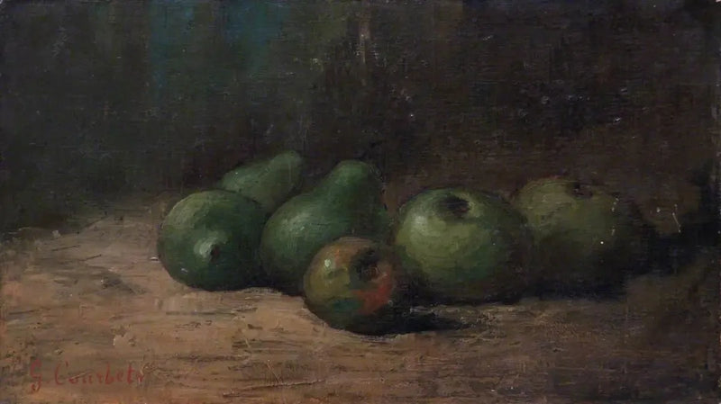 Naturtro til æbler og pærer - Gustave Courbet