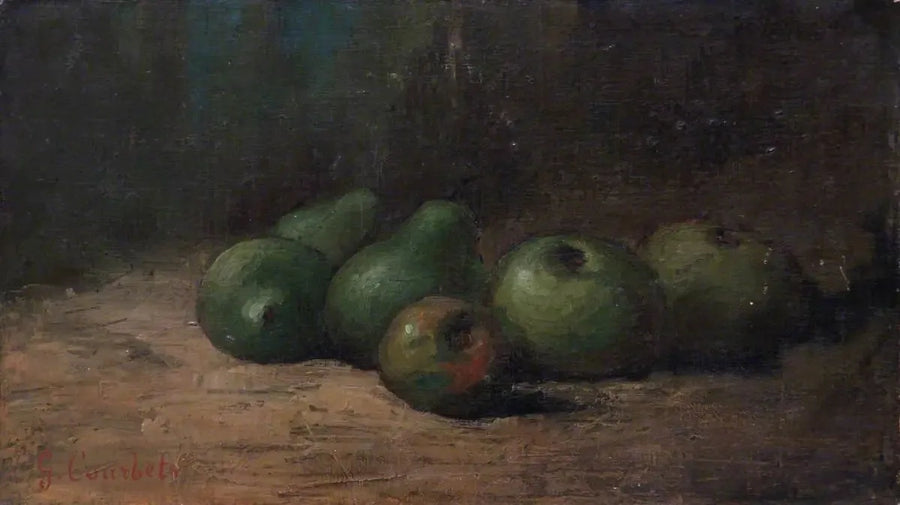 Naturtro til æbler og pærer - Gustave Courbet