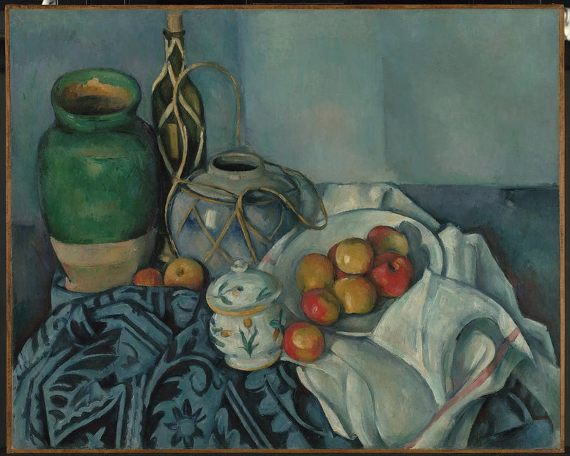 Stilleben med æbler - Paul Cézanne