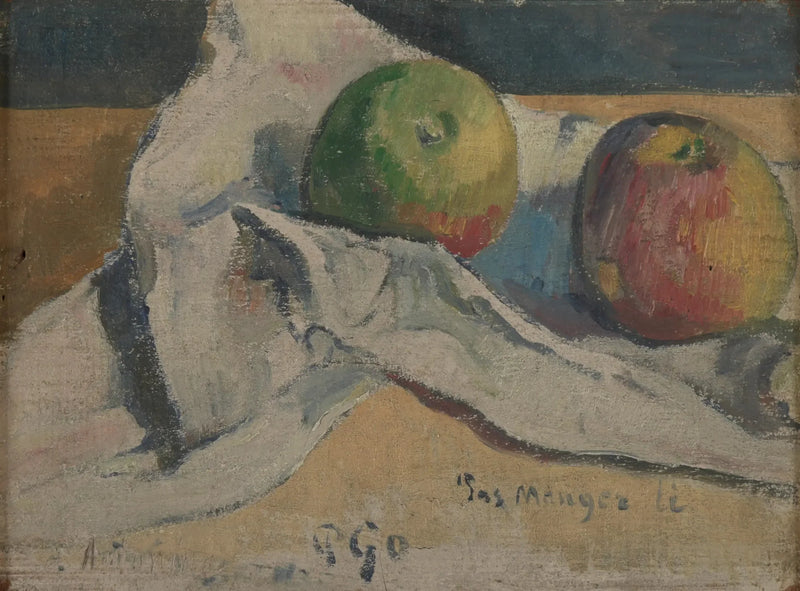 Stilleben med æbler - Paul Gauguin