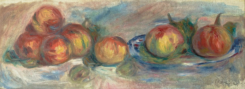 Stilleben med æbler - Pierre-Auguste Renoir