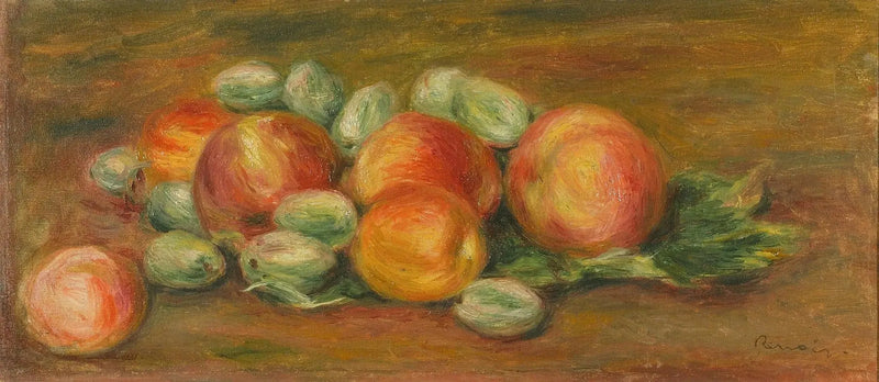 Stilleben med æbler - Pierre-Auguste Renoir