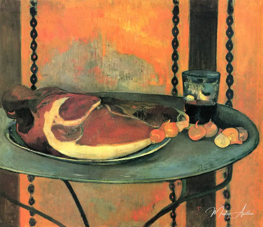 Nature morte avec des jambons - Paul Gauguin - Reproductions de tableaux et peintures haut de gamme