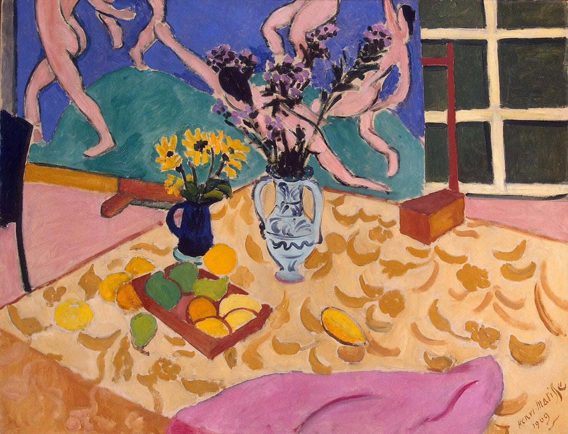 Reproduction du tableau « Nature morte avec la danse - Henri Matisse » par Alpha Reproduction en peinture à l’huile