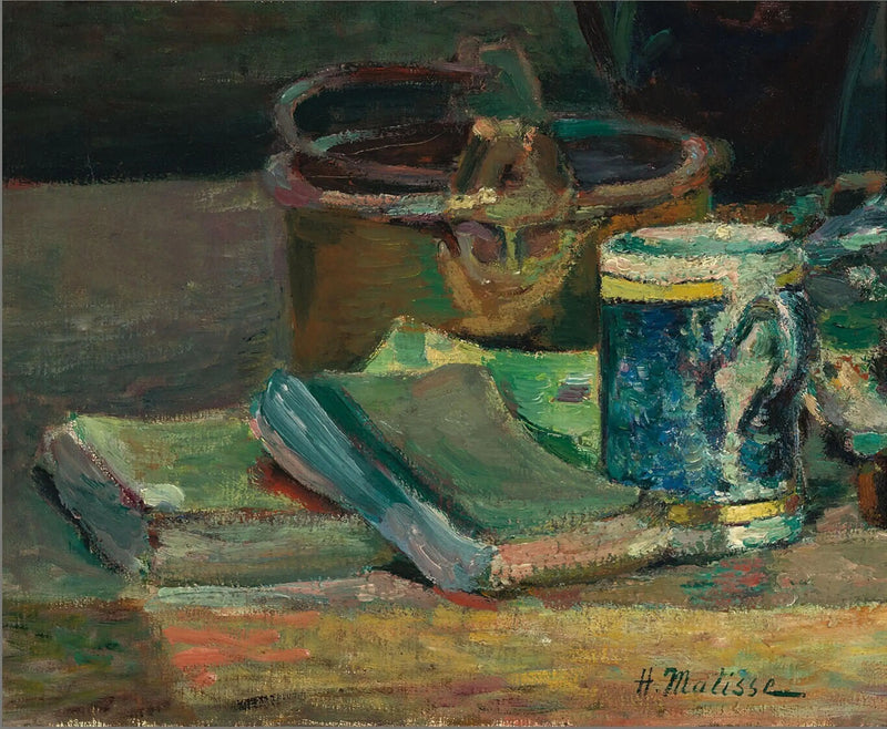 Stilleben med bøger - Henri Matisse