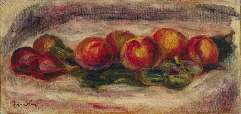 Stilleben med æbler og figner - Pierre-Auguste Renoir