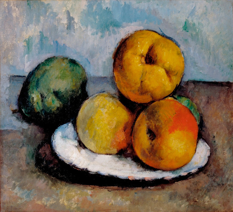Stilleben med æbler - Paul Cézanne