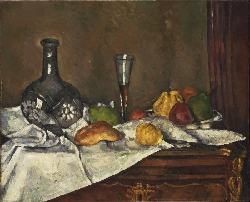 Stilleben med en dessert - Paul Cézanne