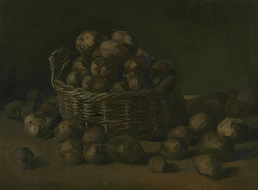 Stilleben med en kurv kartofler - Vincent van Gogh