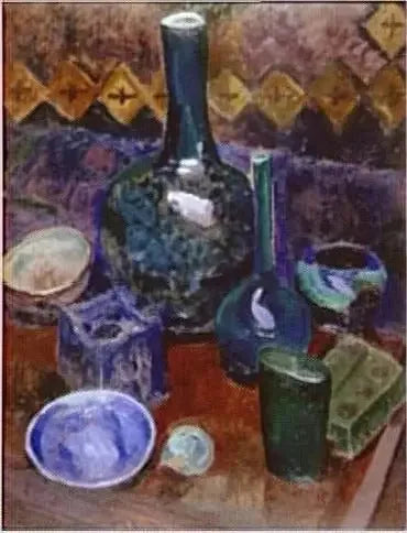 Blå stilleben - Robert Delaunay