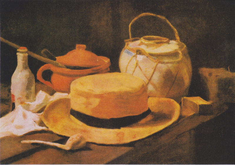 stilleben med stråhat - Vincent van Gogh