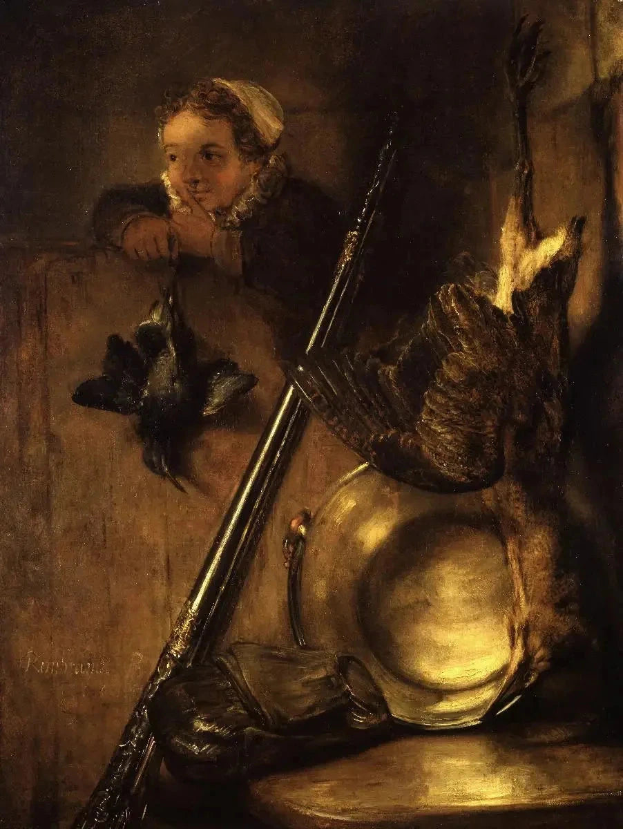 Nature morte de chasse au butor — dans le style de Rembrandt, collection Emil Bührle au Kunsthaus Zürich