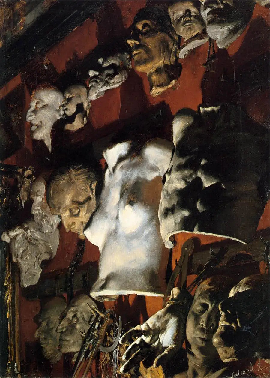 atelierdød natur - Adolph von Menzel