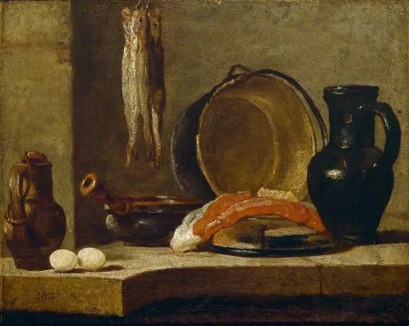 Stillleben mit Küchenutensilien - Jean Siméon Chardin