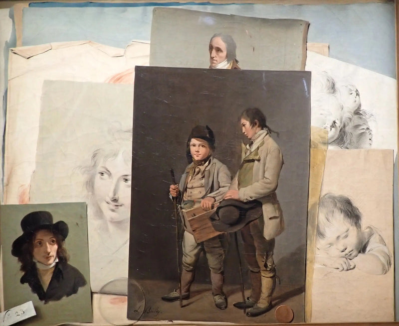 Stillleben i trompe-l'œil - Louis-Léopold Boilly