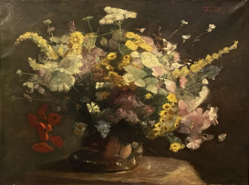 Stillleben: samtaleflora - Henri Fantin-Latour