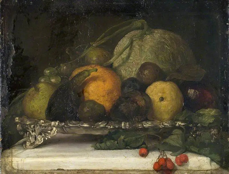 Stillleben, Früchte - Frederic Leighton