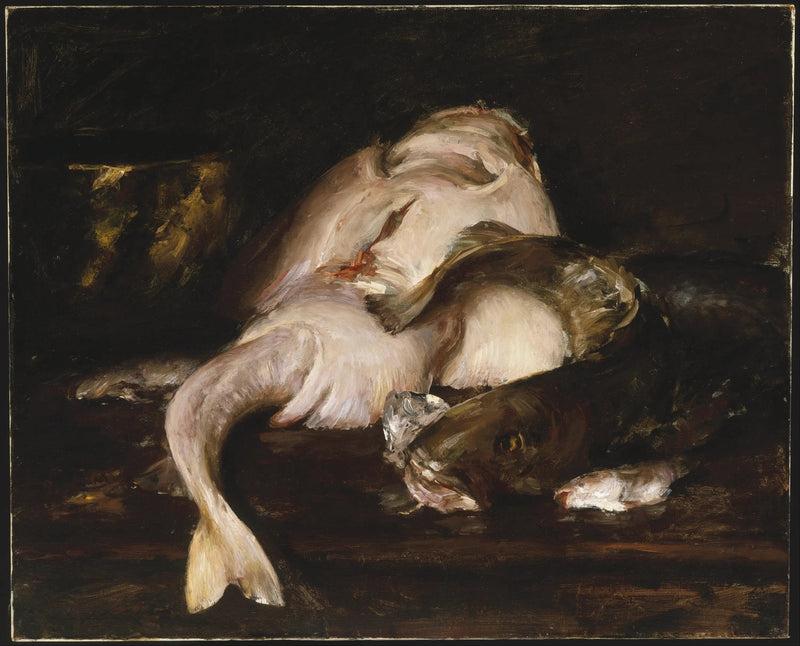 Stillleben, Fisch - William Merritt Chase