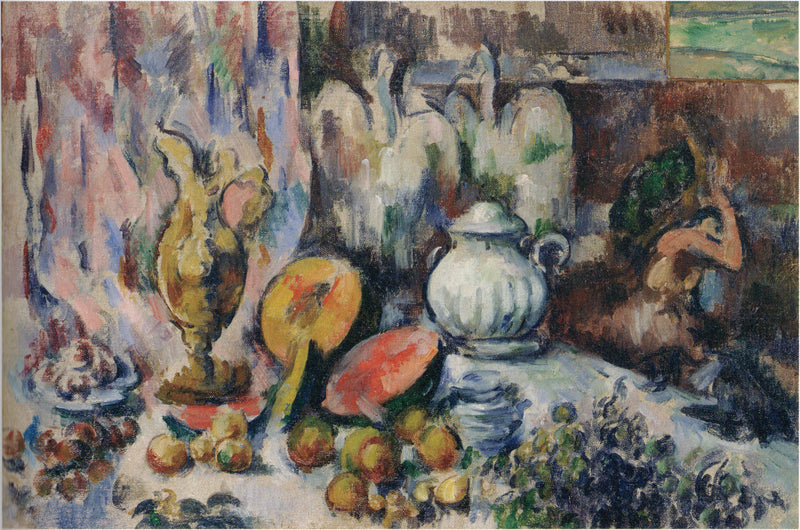 Stilleben - Banketbord - Paul Cézanne