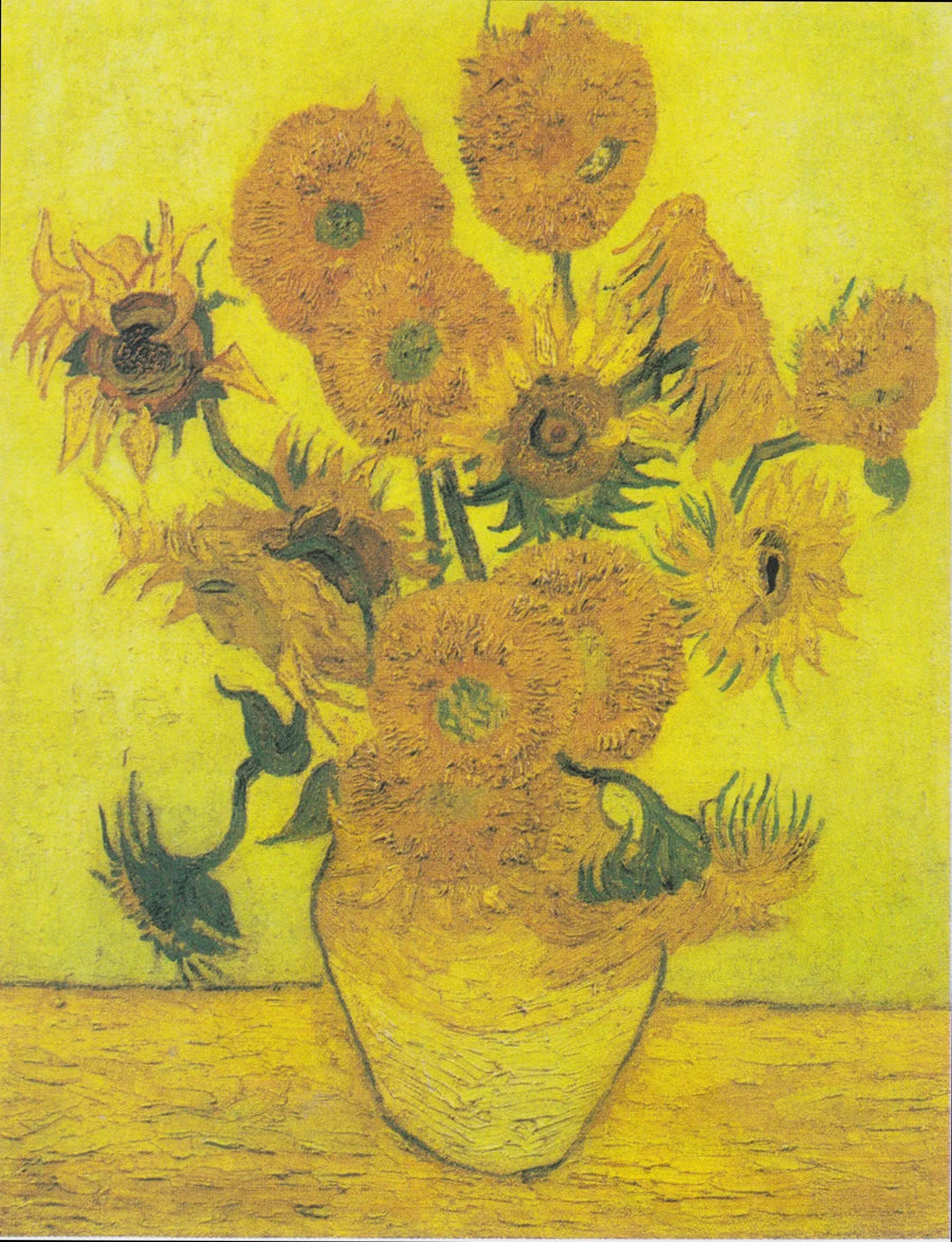 Stilleben: Vase med femten solsikker - Vincent van Gogh