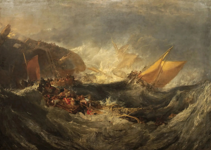 Skibbrud af et fragtskib - J. M. W. Turner