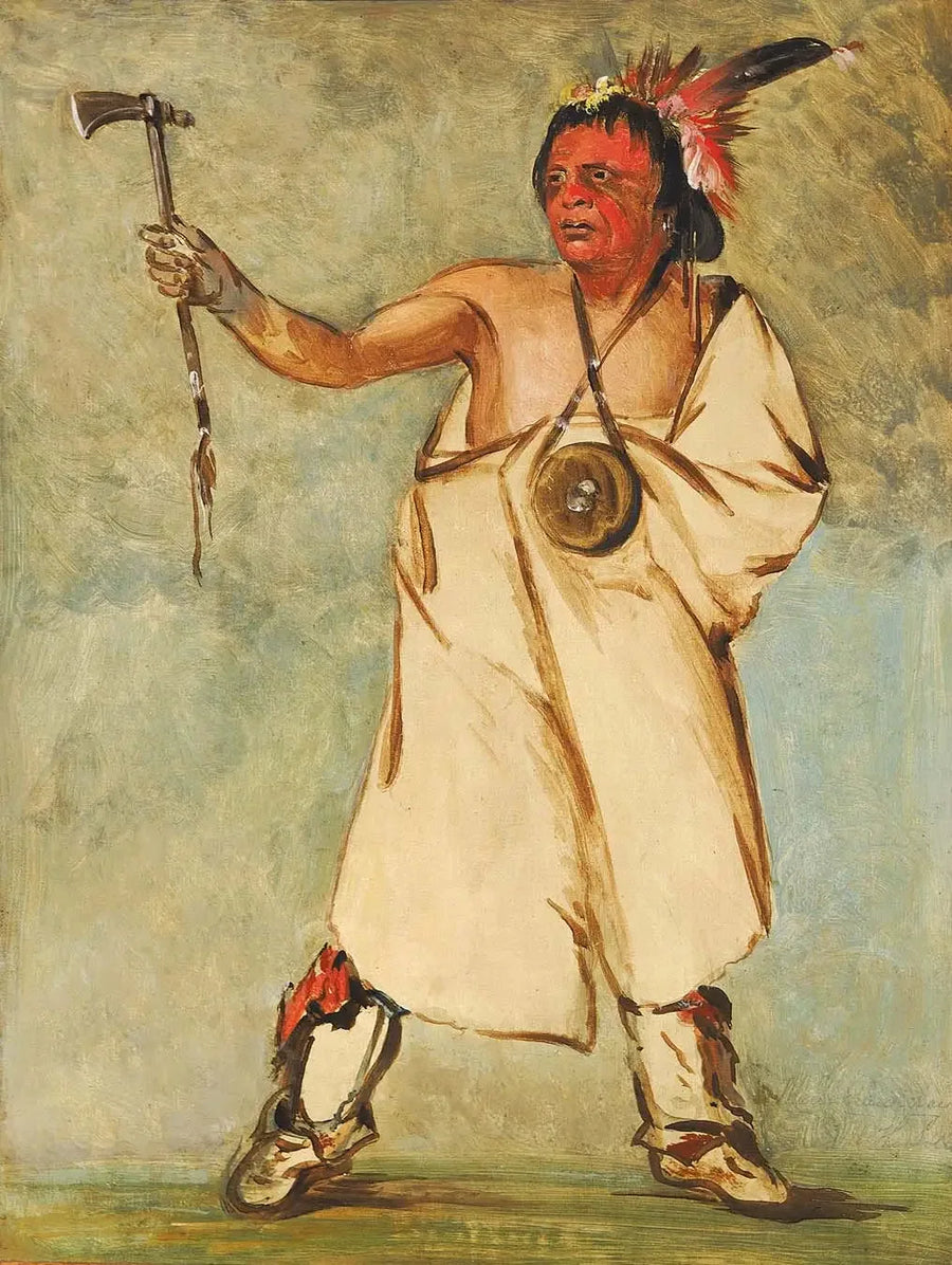 Naw-naw-páy-ee, soldaten - George Catlin