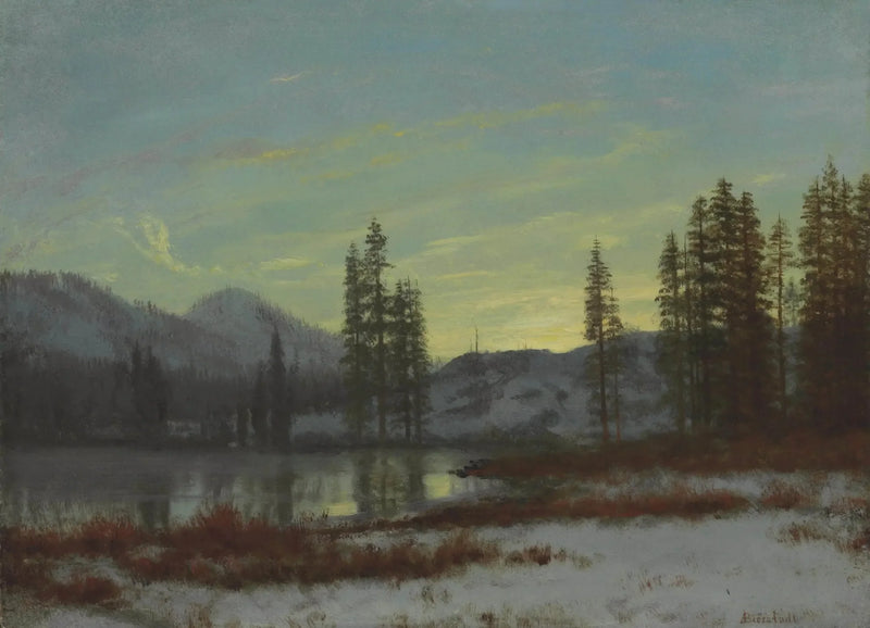 Sne i Rocky Mountains - Albert Bierstadt
