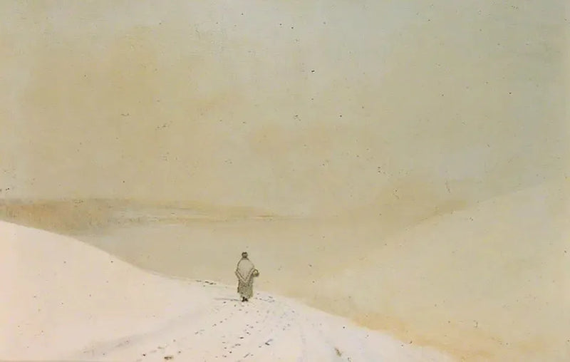 Sne og Tåge (Caprice i Gult Minør) - John Atkinson Grimshaw