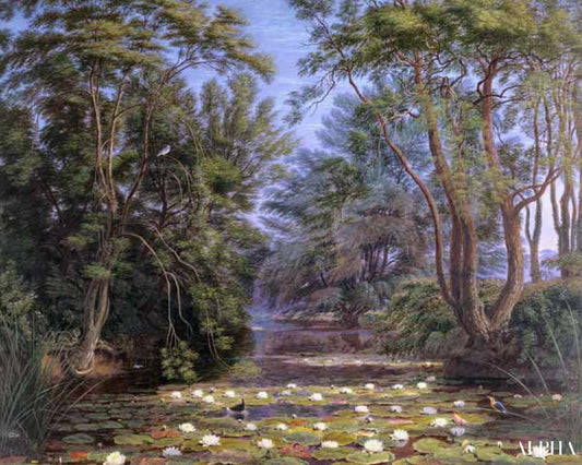 Nymfer fra floden Cherwell - William Turner - Reproduktioner af malerier og højkvalitets malerier