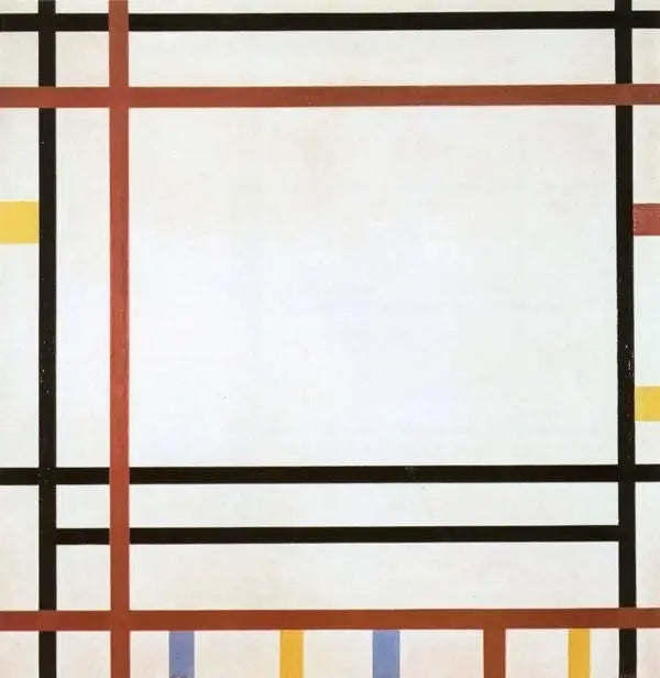 Reproduction du tableau « New York, État de New York - Piet Mondrian » par Alpha Reproduction en peinture à l’huile