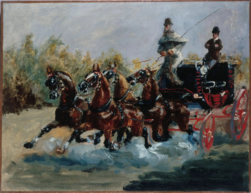 Smuk, minde fra Promenade des Anglais - Henri de Toulouse-Lautrec