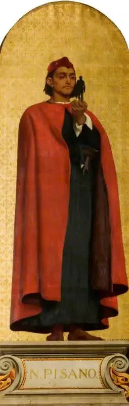 Nicola Pisano (ca. 1220/1225–ca. 1284) (projekt til en mosaik ved Victoria and Albert Museum) - Frederic Leighton