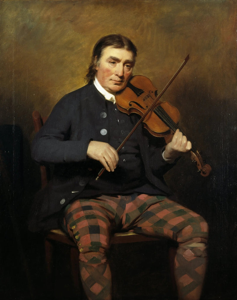 Niel Gow, 1727 - 1807. Violinist og komponist - Henry Raeburn