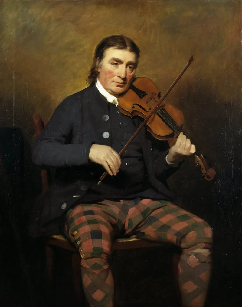 Niel Gow, 1727 - 1807. Violinist og komponist - Henry Raeburn