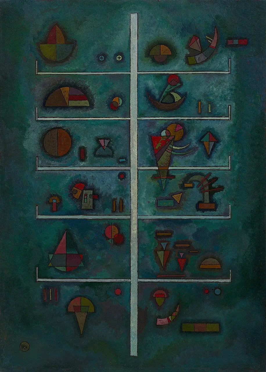 Niveaux - Vassily Kandinsky image 1 copie peinte à la main à l’huile