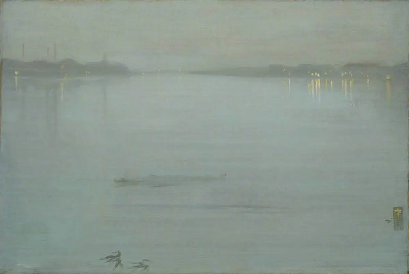 Nattens time: Blå og Sølv - Cremorne Lights - James Abbott McNeill Whistler