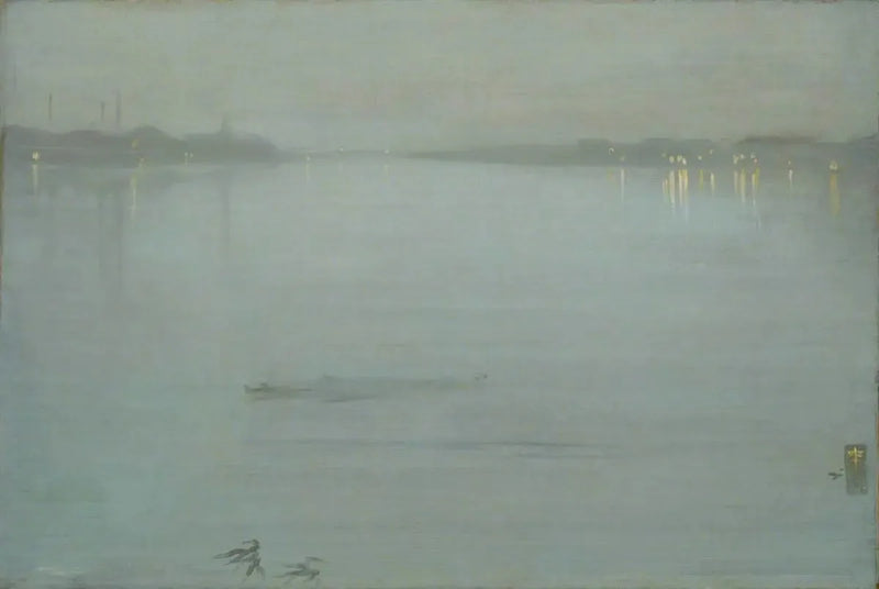 Nattens time: Blå og Sølv - Cremorne Lights - James Abbott McNeill Whistler
