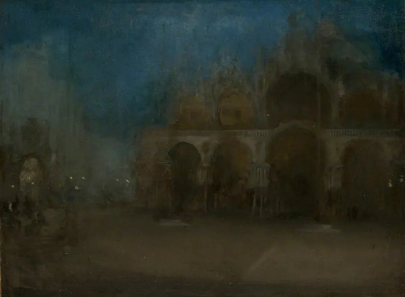 Nattens time: Blå og Guld, Sankt Markus, Venedig - James Abbott McNeill Whistler