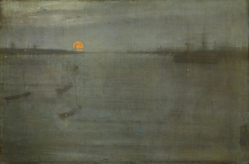 Nattens time: Blå og Guld — Southampton Water - James Abbott McNeill Whistler