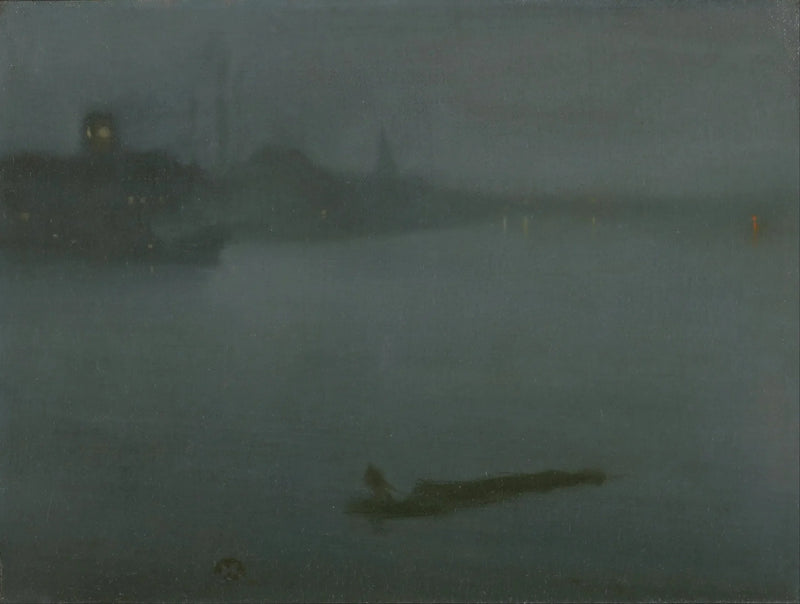 Nattens skær i blå og sølv - James Abbott McNeill Whistler