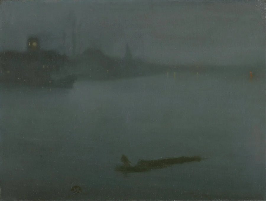 Nattens skær i blå og sølv - James Abbott McNeill Whistler