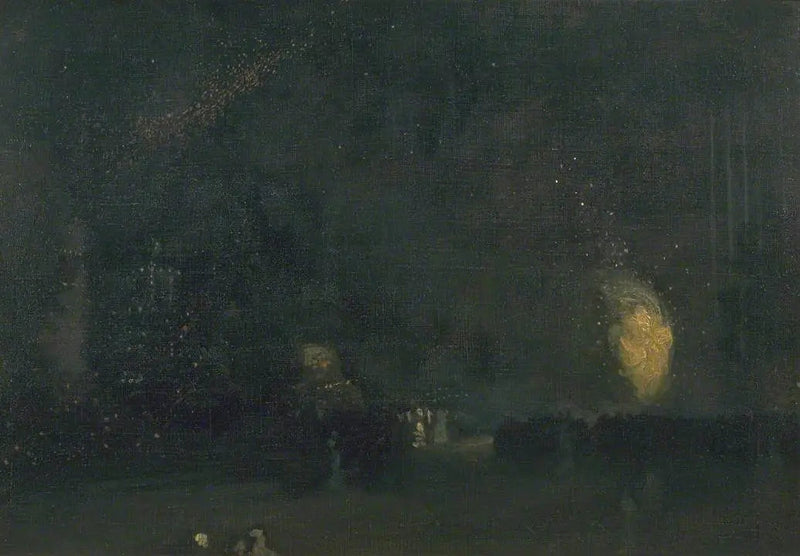 Nattens Stund: Sort og Guld - Ildhjulet - James Abbott McNeill Whistler