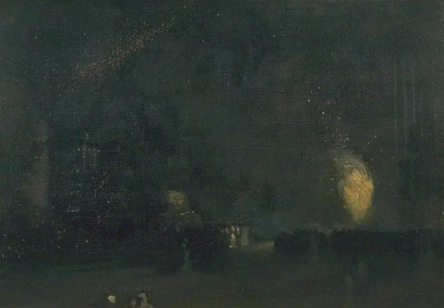 Nattens Stund: Sort og Guld - Ildhjulet - James Abbott McNeill Whistler