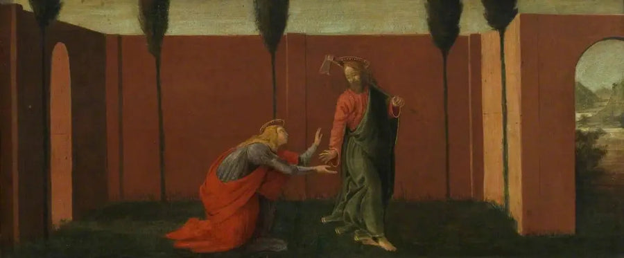 Noli me Tangere (prædelle, panel tre) - Sandro Botticelli