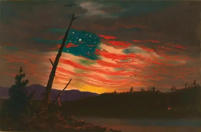 Vores banner i himlen - Frederic Edwin Church