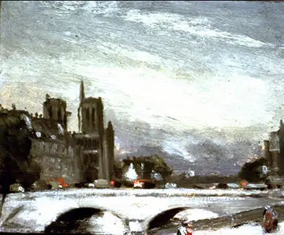 Notre Dame og Seinen - Robert Henri