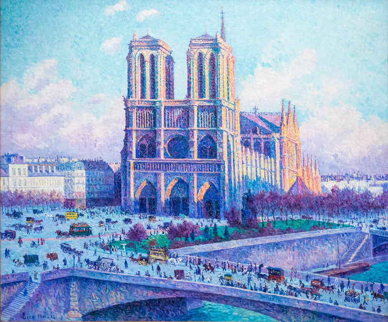 Notre-Dame, udsigt fra Quai Saint-Michel - Maximilien Luce