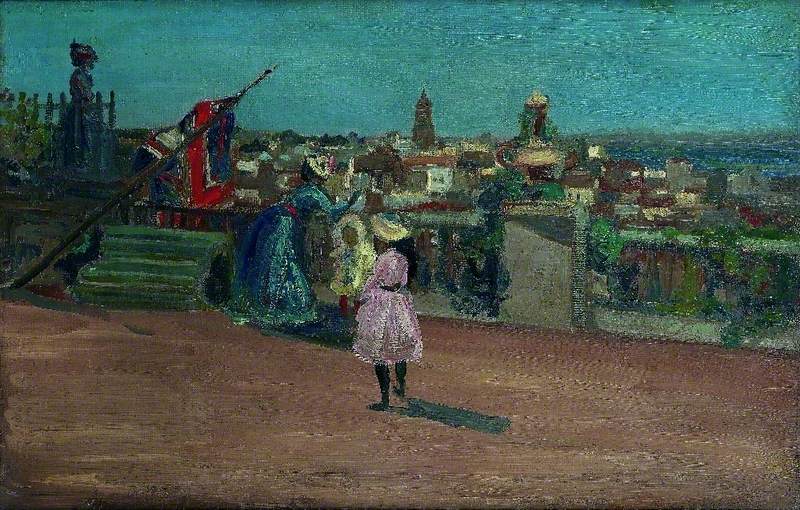 Vores flag i Algeciras, Spanien - Charles Conder