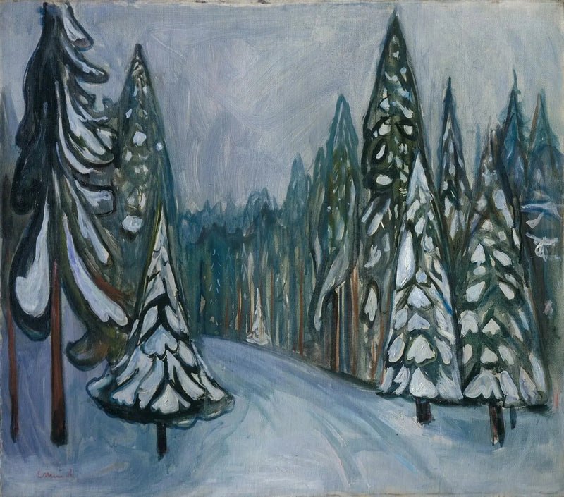 Ny Sne - Edvard Munch