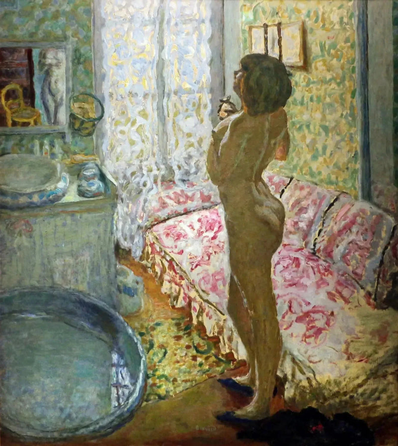 Nu i modlys - Pierre Bonnard